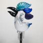 Preview: Gartenvogel Papagei blau