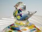 Preview: Vogeltränke weiß-bunt Detail