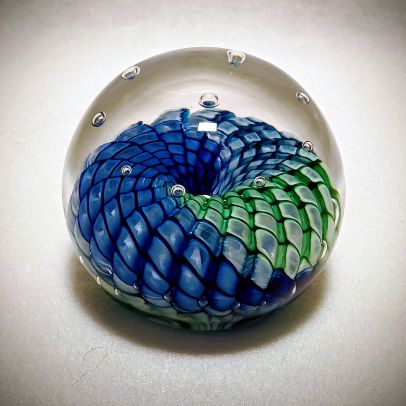 Preview: Briefbeschwerer Optisch Blau-Grün