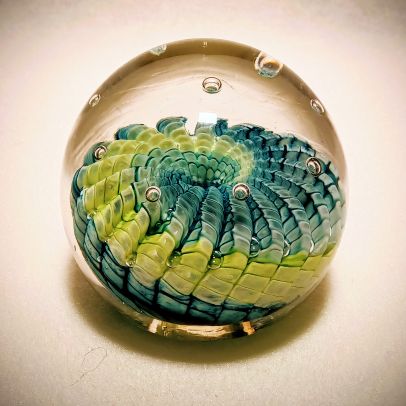 Preview: Briefbeschwerer Optisch Grün