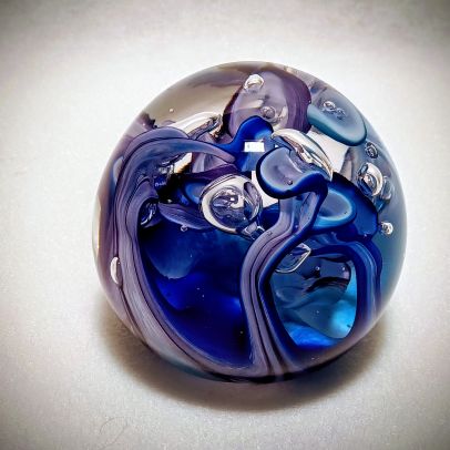 Briefbeschwerer Marmoriert Blautöne