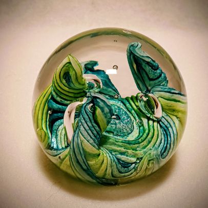 Briefbeschwerer Twisty Grüntöne