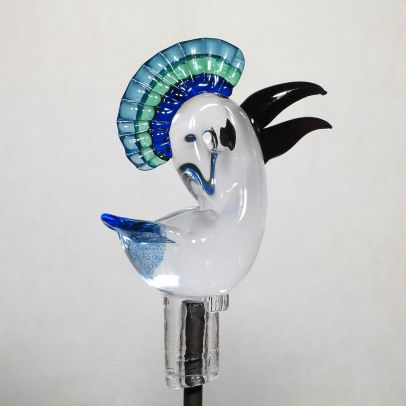 Gartenvogel Irokese Blautöne