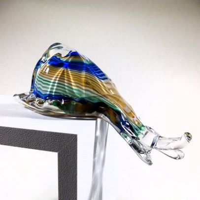 Preview: Kantenschnecke blau/grün/topaz