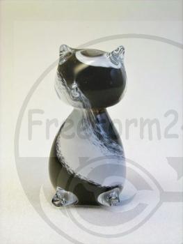 Mini Katze Schwarz-weiß