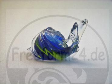 Mini Schnecke blau/grün