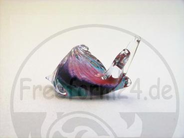 Mini Schnecke rubin/lila/grün
