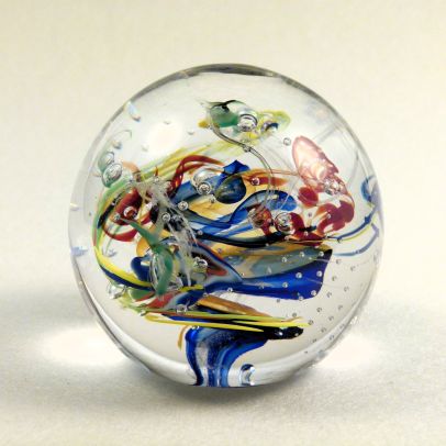 Briefbeschwerer Cosmos Bunt