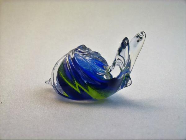 Mini Schnecke blau/grün