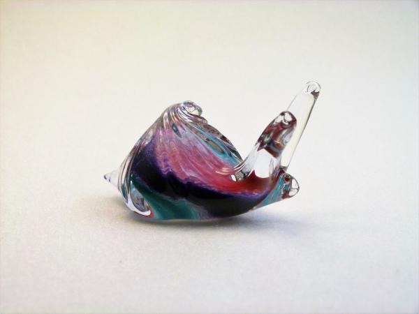 Mini Schnecke rubin/lila/grün